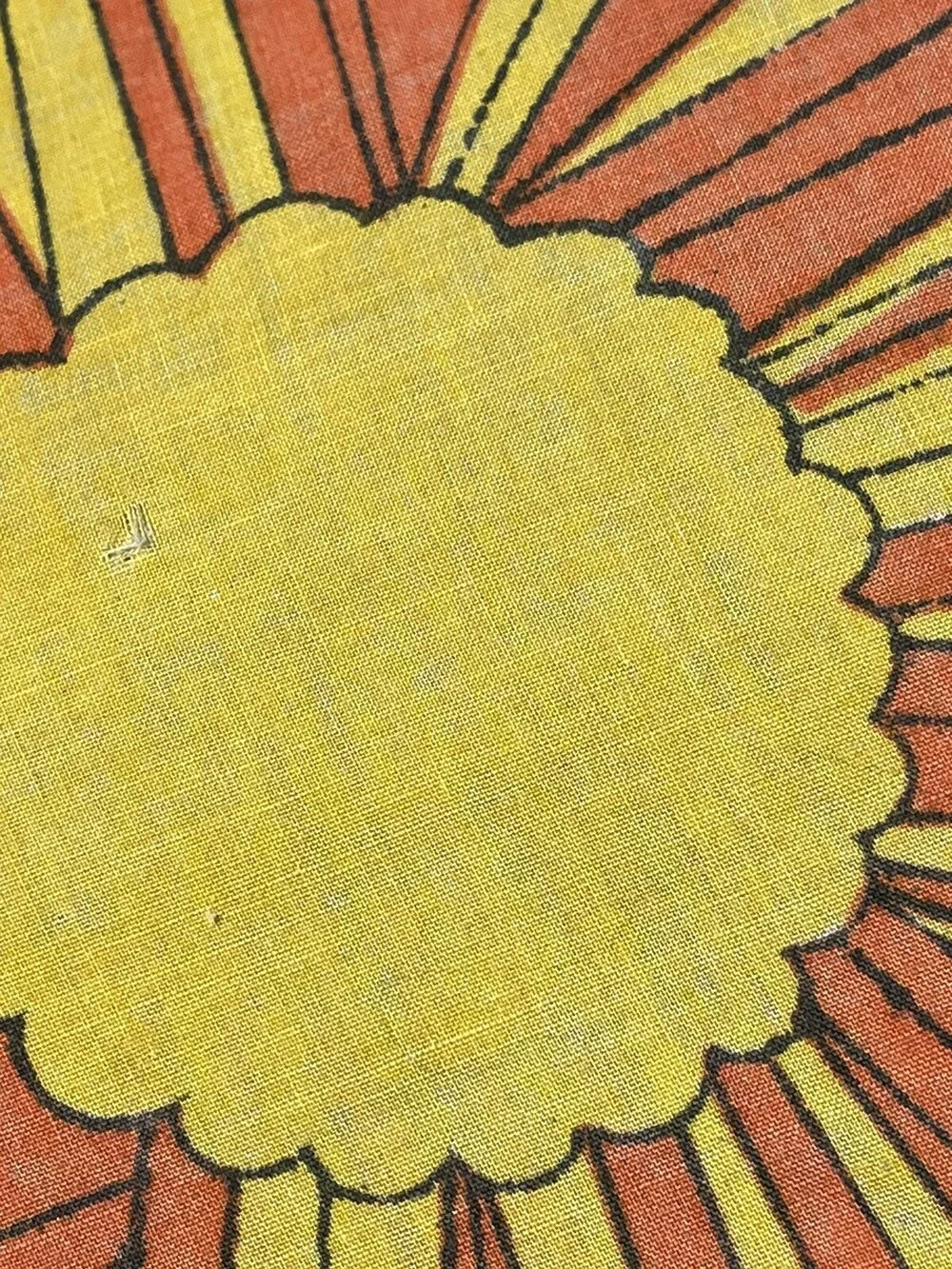 VTG Groovy Noah Ark Vintage Twin Fitted Bed Sheet Mod Psychedelic Colorful Sears